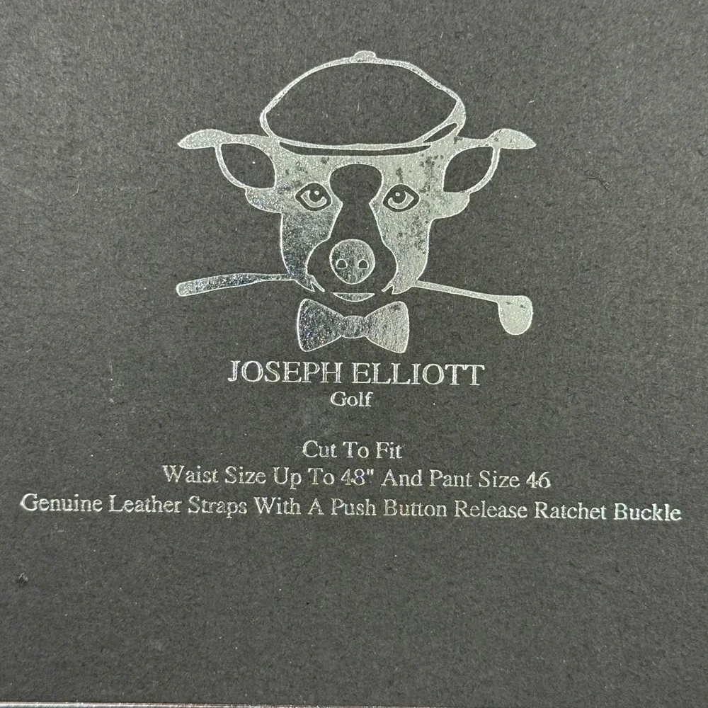 Joseph Elliott Golf Ratchet Belt Set Rumble on the Mountain Genuine‎ Leather Set